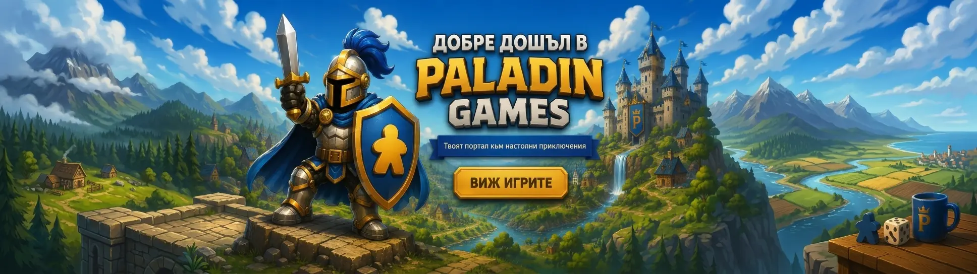 Добре дошъл в Paladin Games