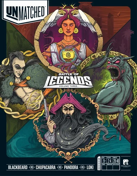 Unmatched Battle of Legends настолна игра