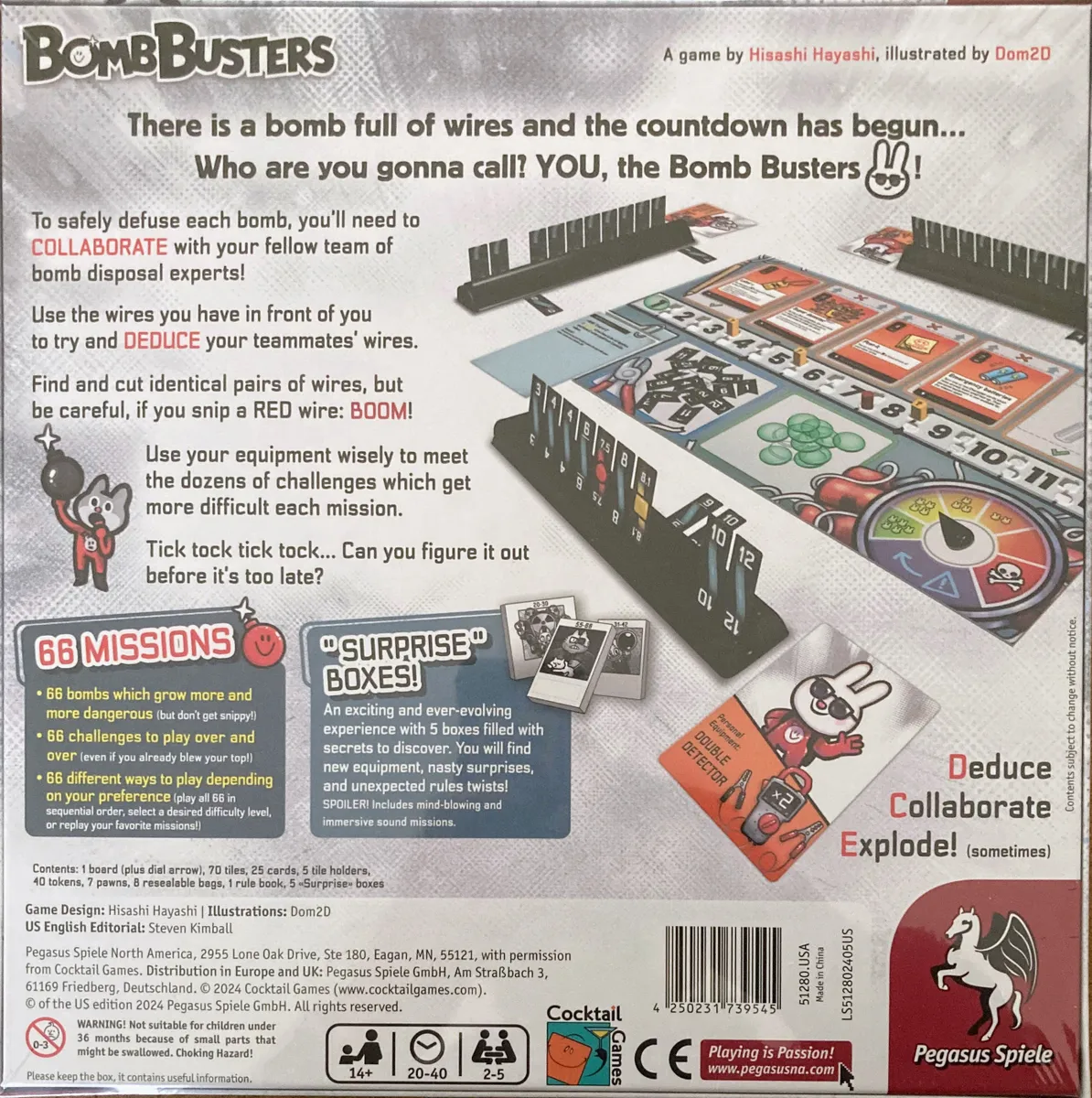 A pictures of the back of the box
