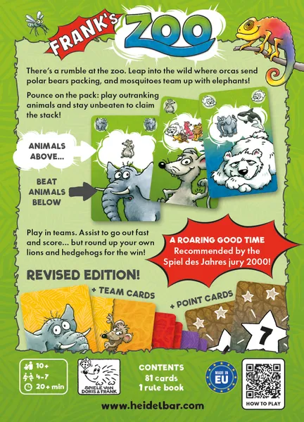 Franks zoo настолна игра с карти