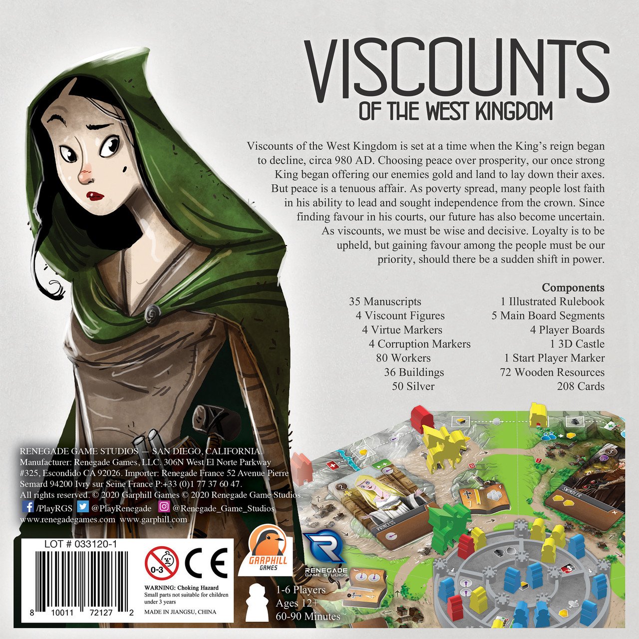 A picture of the back of the box